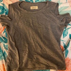 Hollister cropped tee
